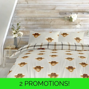 Tartan Highland Cow Ochre