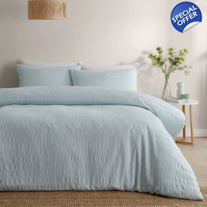 Honley Seersucker Duckegg