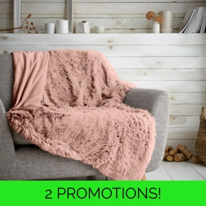 Hug Snug Throw Pink