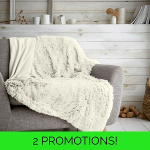 Hug Snug Throw Cream