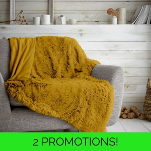 Hug Snug Throw Ochre