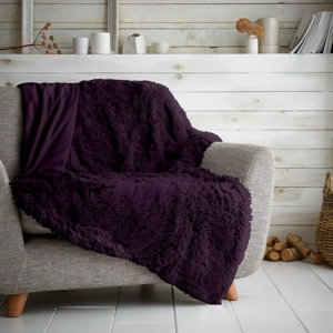 Hug Snug Throw Purple