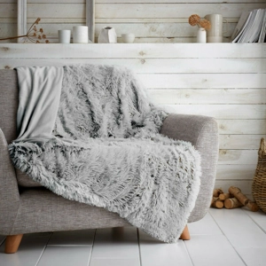 Hug Snug Throw Silver