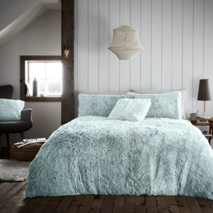 Long Pile Teddy Fleece Duckegg