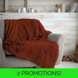 Hug Snug Throw Rust