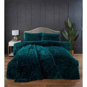 Luxury Faux Fur Rabbit Racing Green