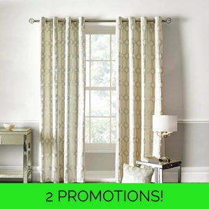 Curtina™ Darla Foil Velvet Ivory