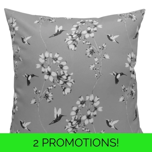 Jardin Silver Waterproof Cushion Covers