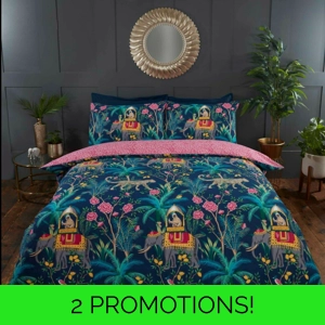 Jungle Expedition Teal Navy