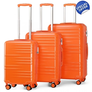 3pc British Traveller Orange
