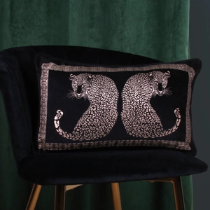Leopard Velvet Cushion