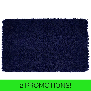 Cotton Loop Bathmat Navy