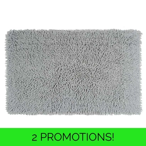 Cotton Loop Bathmat Silver