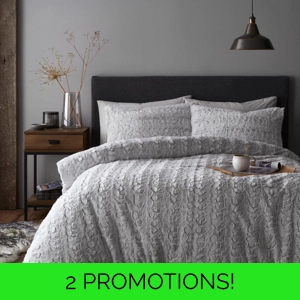 Luxe Paw Print Faux Fur Silver