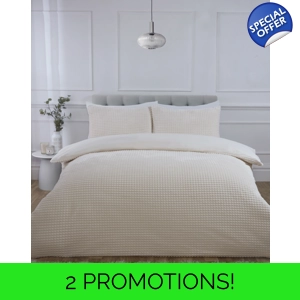 Luxury Waffle Teddy Fleece Natural