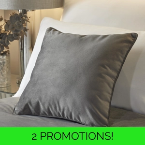 Melanie Velvet Cushion Slate