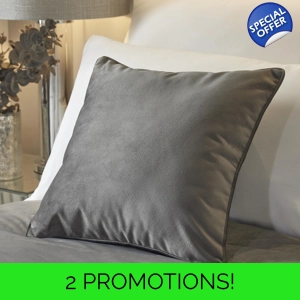Melanie Velvet Cushion Slate