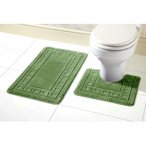 MIAMI BATHMAT SET FOREST GREEN