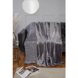 Luxury Mink Blanket Silver