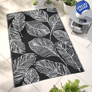 Fusion™ Matteo Outdoor Rug Black
