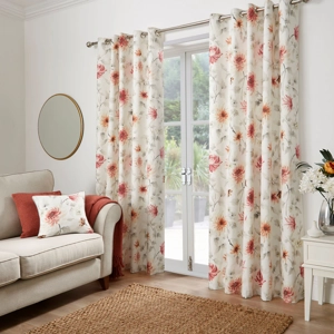 DnD™ Nadia Red Curtains
