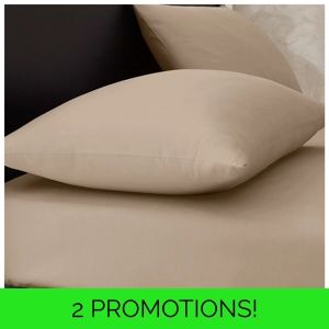 Percale Pillowcases Natural
