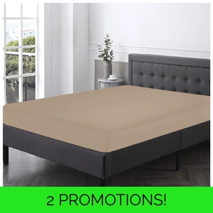 Extra Deep 40cm Fitted Sheet Natural