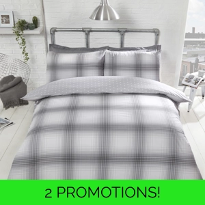 Oakland Tartan Grey Kingsize
