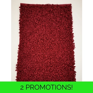 Oxford Shaggy Rug Wine