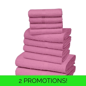 10pc Towel Bale Pink