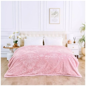 Rashel Damask 4kg Blanket Pink