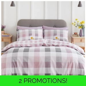 BeeYouTiful Gingham Sunflower Pink