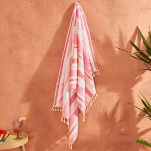 Tassel Beach Towel Blush