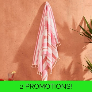 Tassel Beach Towel Blush