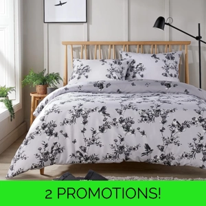 Blossom Birds Grey