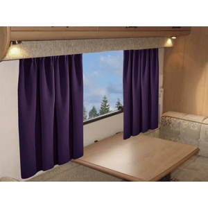 Caravan Curtains Purple