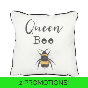 Queen Bee Square Cushion