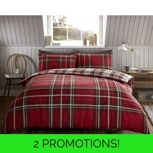 Red Tartan Brushed Cotton