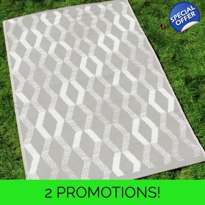 Rico Outdoor Rug Grey