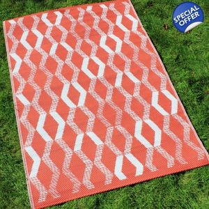 Rico Outdoor Rug Terracotta