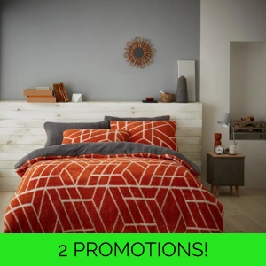 Geo Ely Teddy Fleece Rust