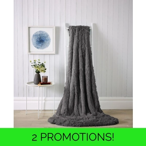 Snuggle Charcoal Throw