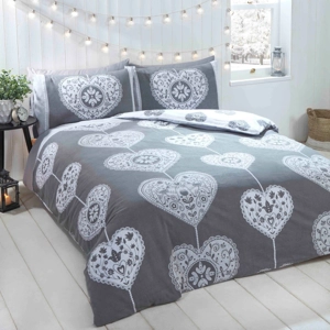 Scandi Heart Grey