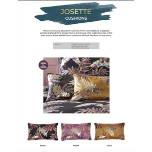 Josette Velvet Cushions