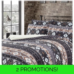 Aztec Teddy Fleece Black