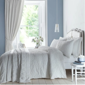 Collier White Jacquard