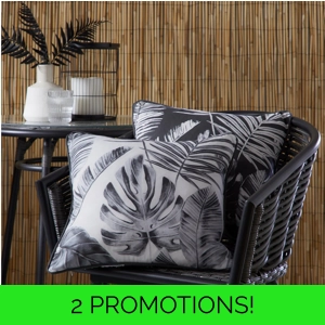 Tahiti Silver Cushions