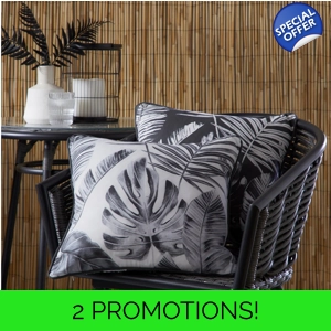 Tahiti Silver Cushions