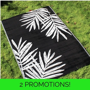 Tahiti Outdoor Rug Black