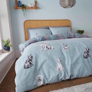 Tartan Check Dog Print